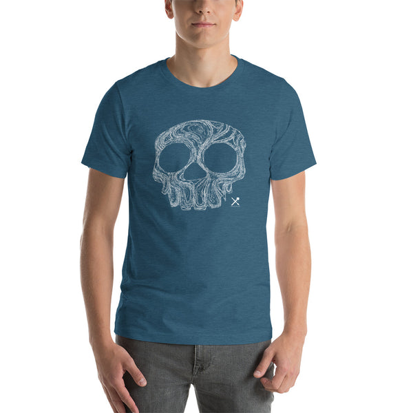 T-Shirt/ unisex / white skull