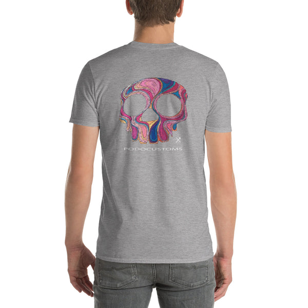 T-Shirt/ Men's/ colour skull / on back