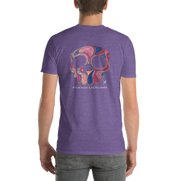 T-Shirt/ Men's/ colour skull / on back