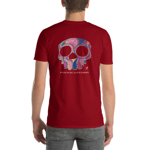 T-Shirt/ Men's/ colour skull / on back