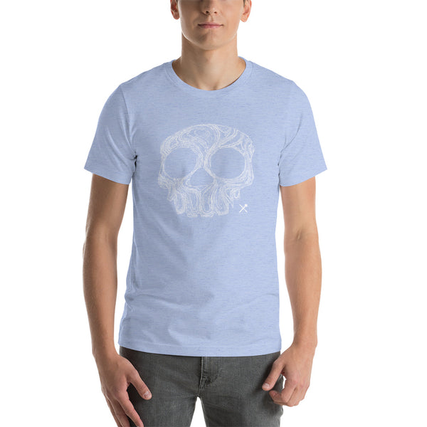 T-Shirt/ unisex / white skull