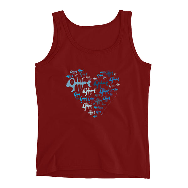 t-shirt / Ladies' / Tank top / all they need is love / multi blue