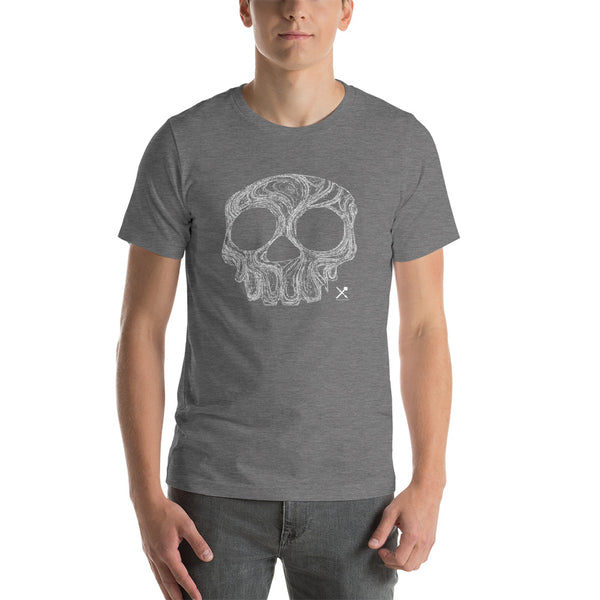 T-Shirt/ unisex / white skull