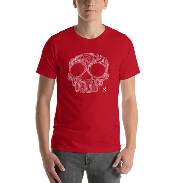 T-Shirt/ unisex / white skull