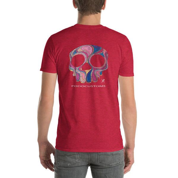T-Shirt/ Men's/ colour skull / on back