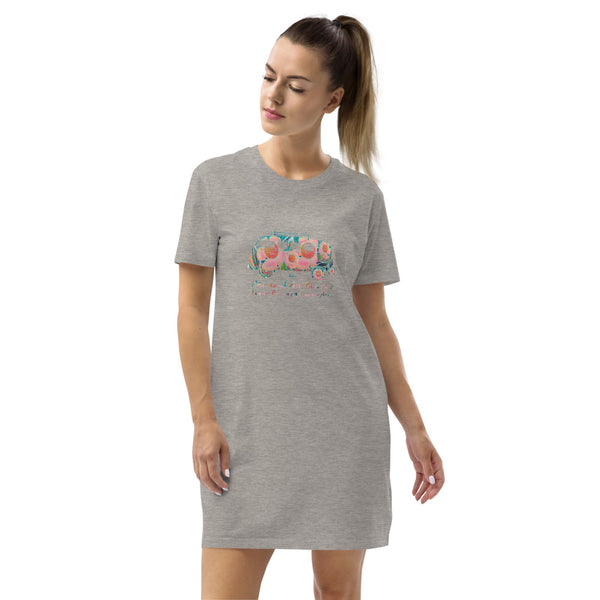 The road less traveled / Organic cotton t-shirt dress