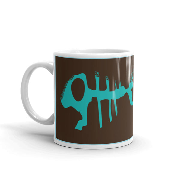 There ounce was an ocean / Mug /Dark roast brown