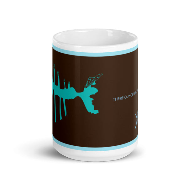 There ounce was an ocean / Mug /Dark roast brown