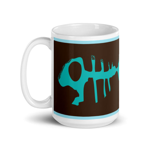 There ounce was an ocean / Mug /Dark roast brown