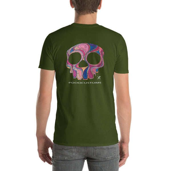 T-Shirt/ Men's/ colour skull / on back