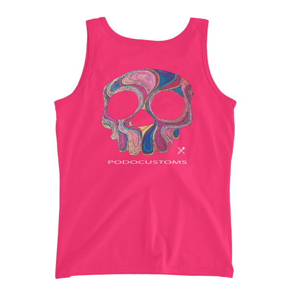t-shirt / Ladies'/ Tank top / colour skull / on back
