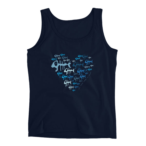 t-shirt / Ladies' / Tank top / all they need is love / multi blue