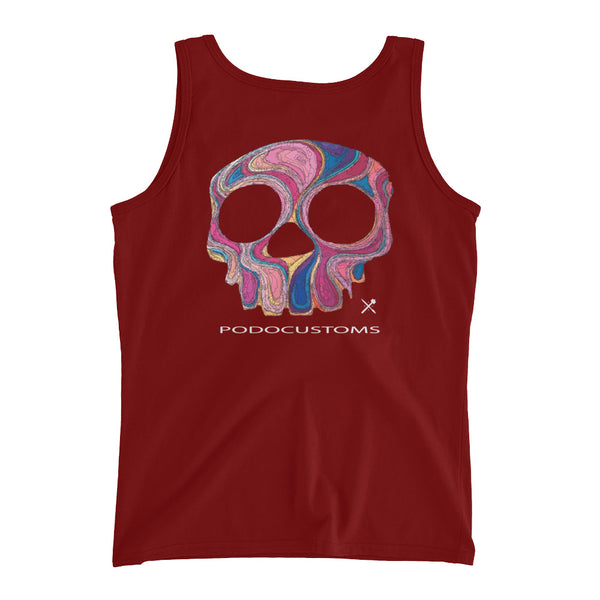 t-shirt / Ladies'/ Tank top / colour skull / on back