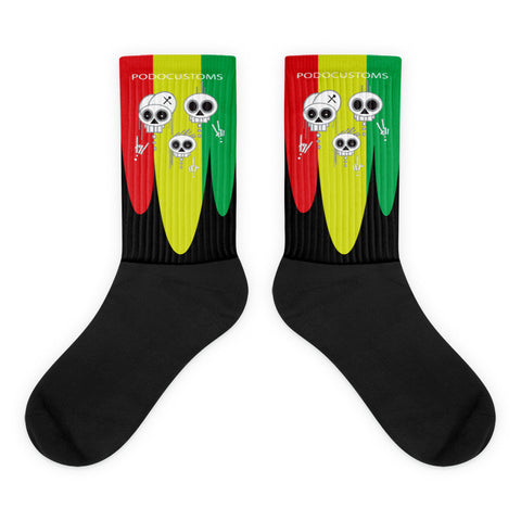 socks rasta bones