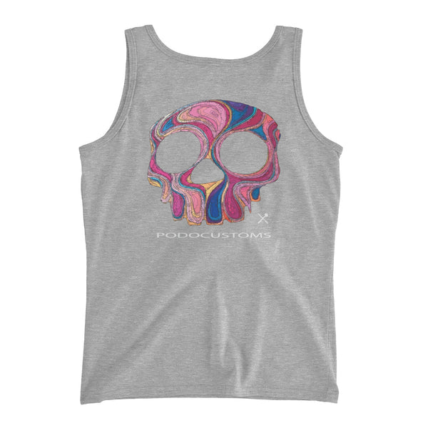 t-shirt / Ladies'/ Tank top / colour skull / on back