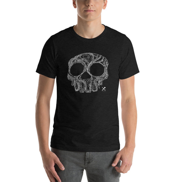 T-Shirt/ unisex / white skull