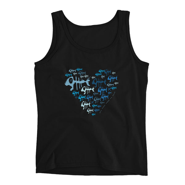 t-shirt / Ladies' / Tank top / all they need is love / multi blue