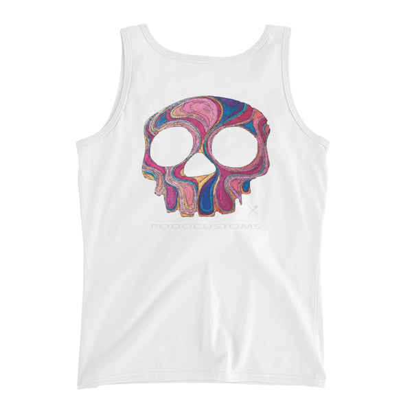 t-shirt / Ladies'/ Tank top / colour skull / on back