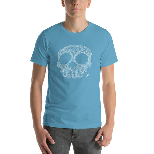 T-Shirt/ unisex / white skull