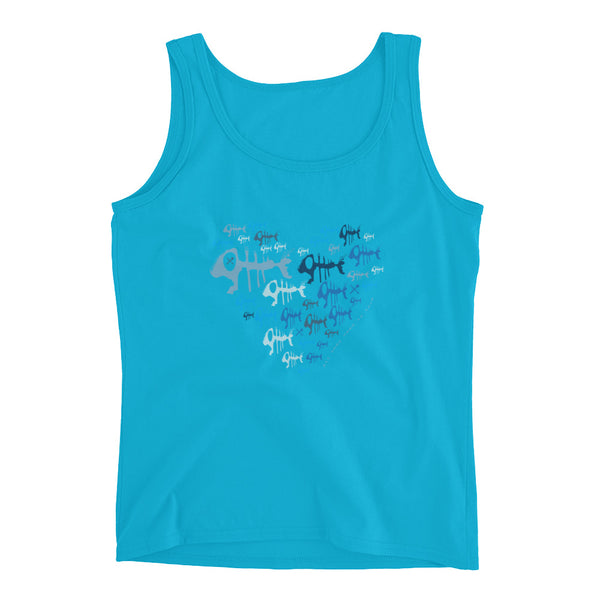 t-shirt / Ladies' / Tank top / all they need is love / multi blue